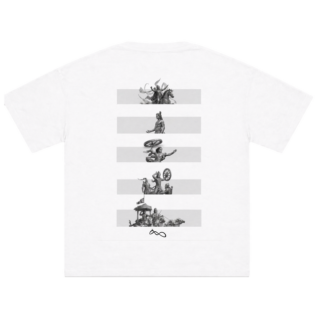 Mahabharat : Printed Oversized T-Shirt
