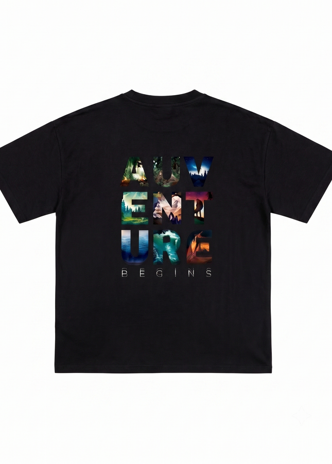 Adventure : Printed Oversized T-Shirt