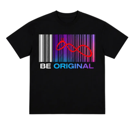 Be Original Official Logo : Printed Oversized T-Shirt - Peepri