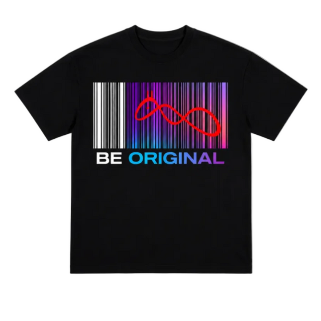 Be Original Official Logo : Printed Oversized T-Shirt