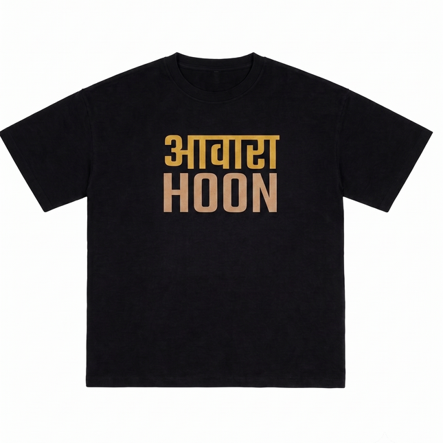 Awara Hoon : Printed Oversized T-Shirt