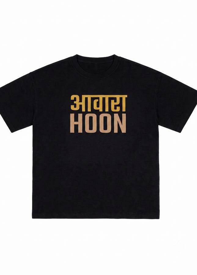 Awara Hoon : Printed Oversized T-Shirt