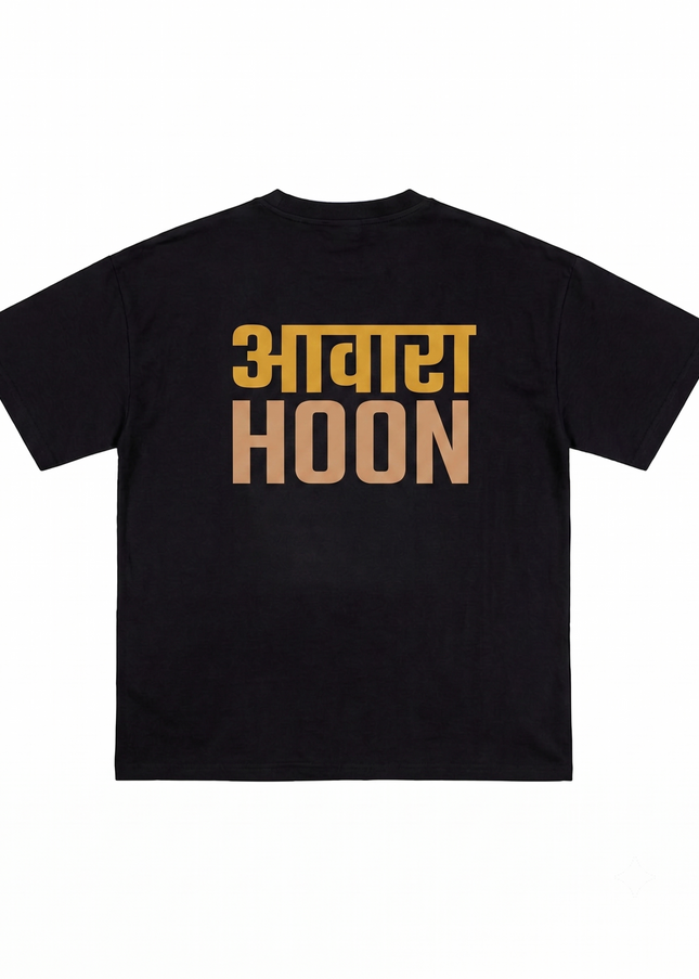 Awara Hoon : Printed Oversized T-Shirt