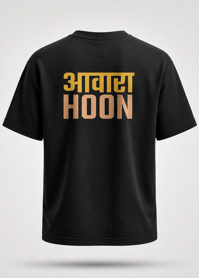 Awara Hoon : Printed Oversized T-Shirt