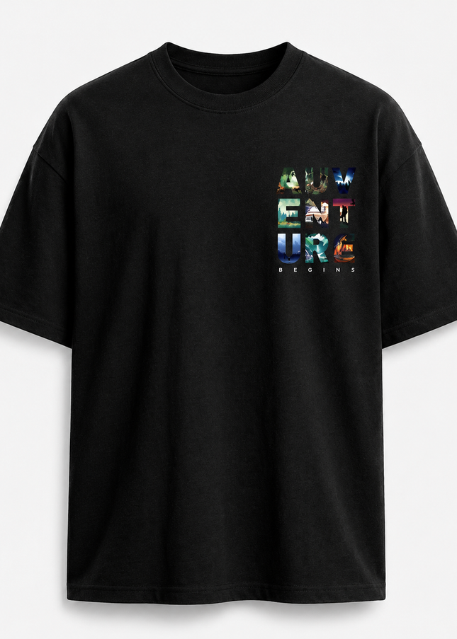 Adventure : Printed Oversized T-Shirt