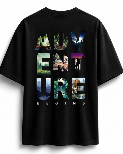 Adventure : Printed Oversized T-Shirt