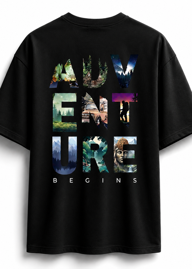 Adventure : Printed Oversized T-Shirt