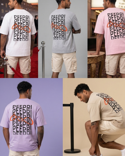 Peepri Merchandise : Printed Oversized T-Shirt
