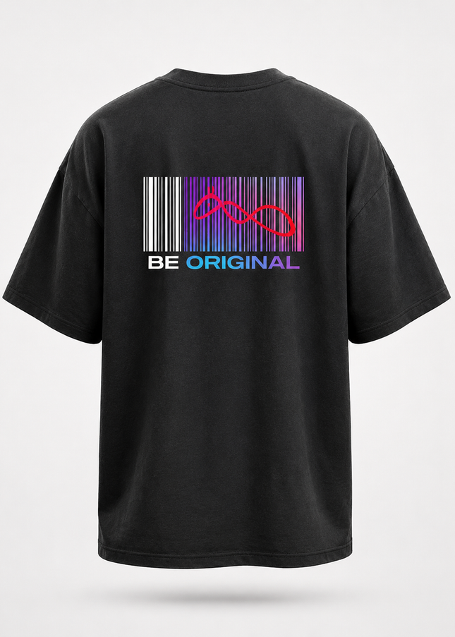 Be Original Official Logo : Printed Oversized T-Shirt