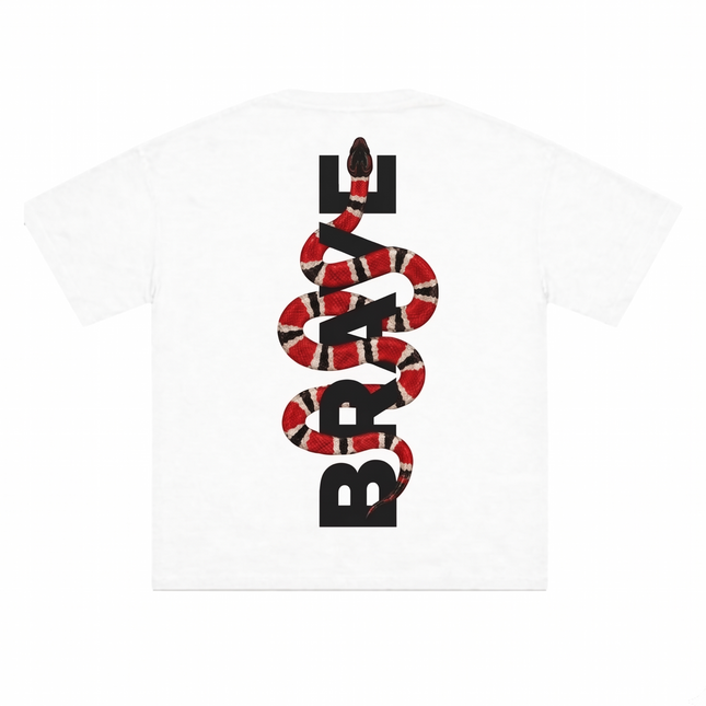 Brave Printed Oversized T-Shirt