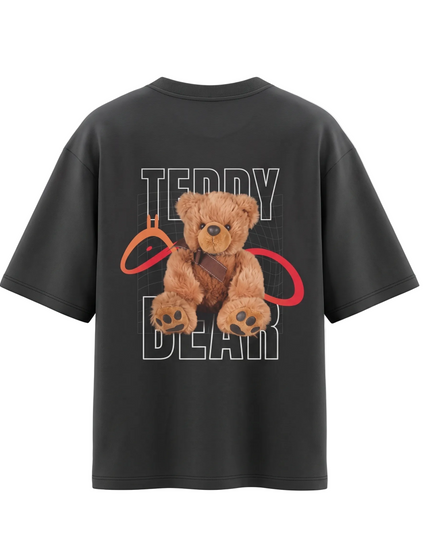 Teddy Bear :  Printed Oversized T-Shirt
