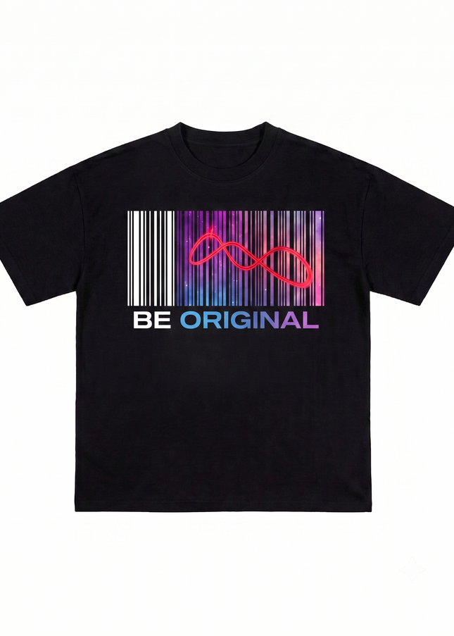 Be Original Official Logo : Printed Oversized T-Shirt