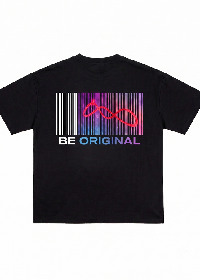 Be Original Official Logo : Printed Oversized T-Shirt