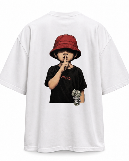 Silence : Printed Oversized T-Shirt