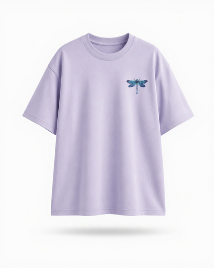 Dragon Fly : Printed Oversized T-Shirt