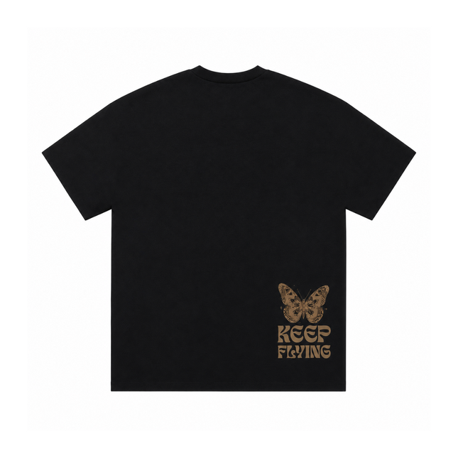 Dark Cat : Printed Oversized T-Shirt