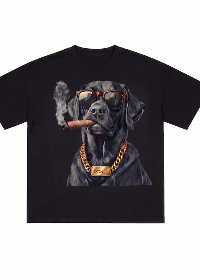 Boss Dog : Printed Oversized T-Shirt