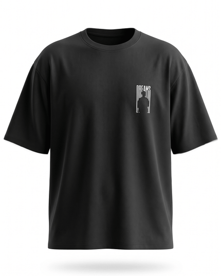 Man With Dreams : Printed Oversized T-Shirt - Peepri
