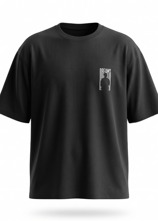 Man With Dreams : Printed Oversized T-Shirt - Peepri