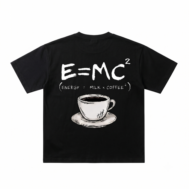 Coffee Lover : Printed Oversized T-Shirt