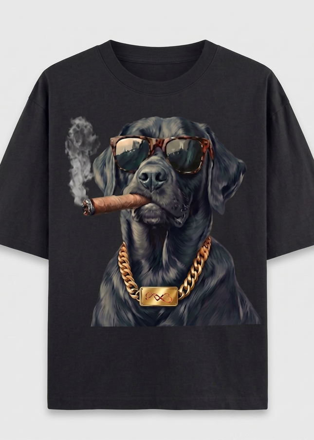 Boss Dog : Printed Oversized T-Shirt