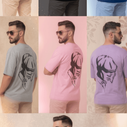 Gentle Men : Printed Oversized T-Shirt - Peepri