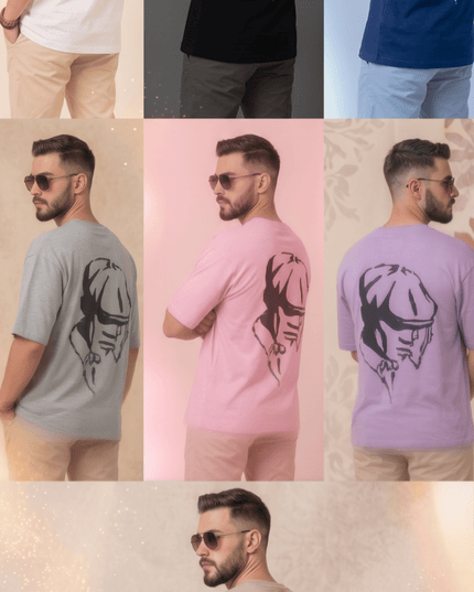 Gentle Men : Printed Oversized T-Shirt - Peepri