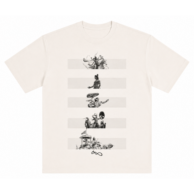 Mahabharat : Printed Oversized T-Shirt