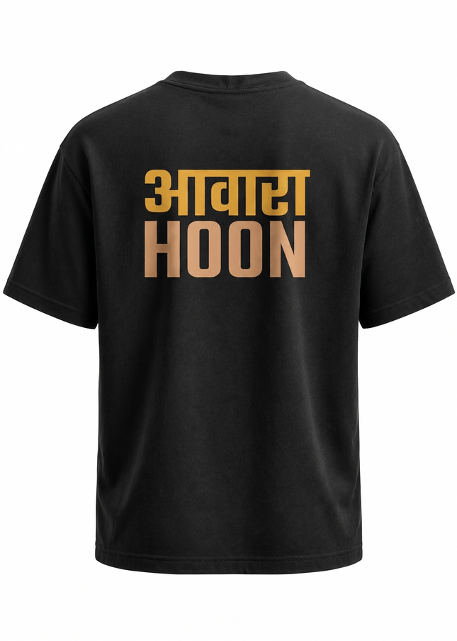 Awara Hoon : Printed Oversized T-Shirt