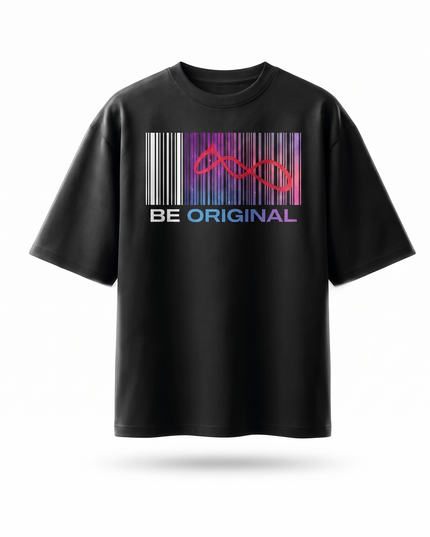 Be Original Official Logo : Printed Oversized T-Shirt