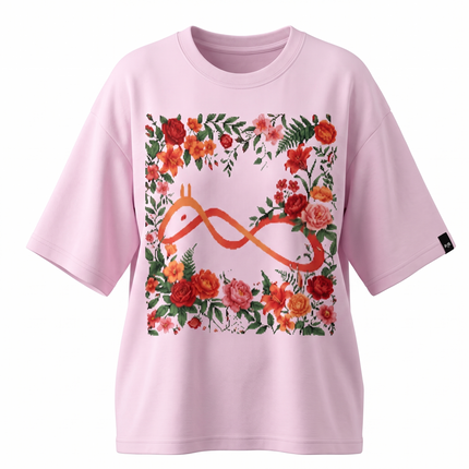 Official logo : Printed Oversized T-Shirt