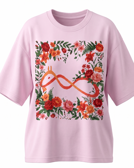 Official logo : Printed Oversized T-Shirt
