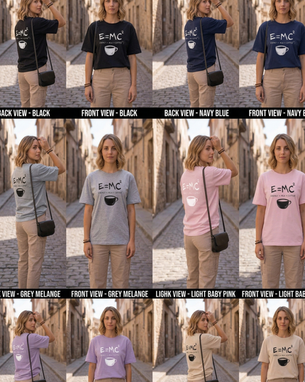 Coffee Lover : Printed Oversized T-Shirt