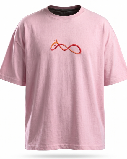 Official Peepri Logo : Thread Embroidery Oversized T-Shirt
