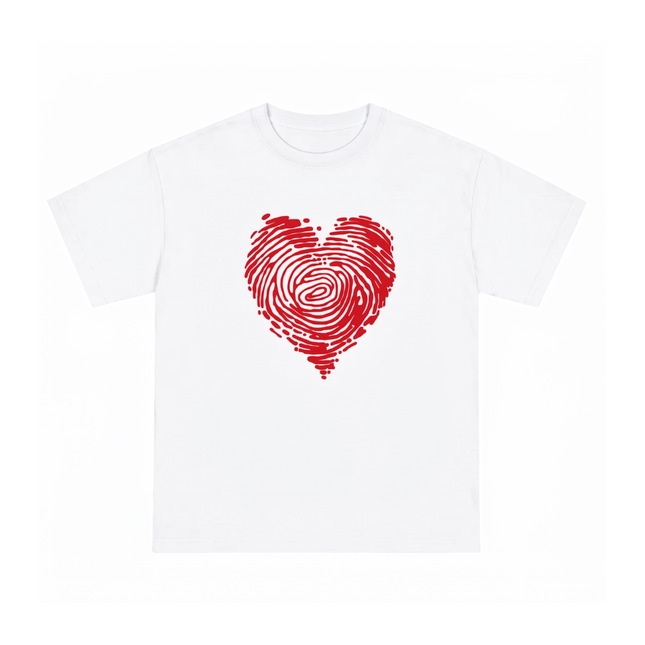 Red Heart : Printed Oversized T-Shirt
