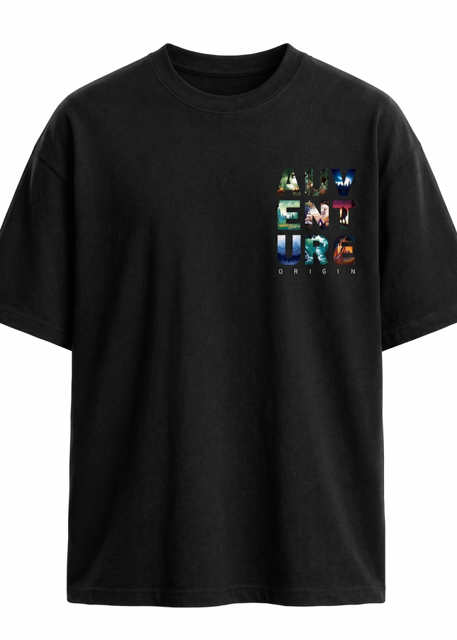 Adventure : Printed Oversized T-Shirt