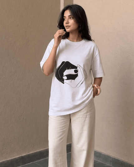Together : Printed Oversized T-Shirt - Peepri