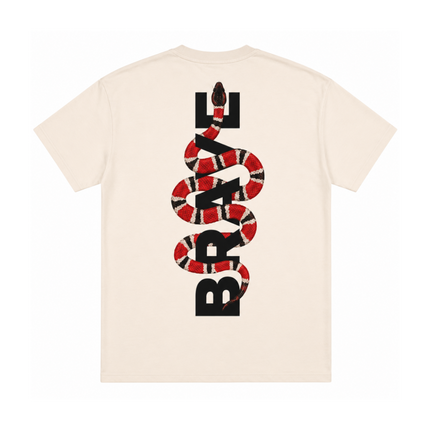 Brave Printed Oversized T-Shirt