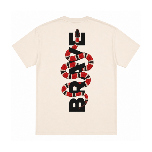Brave Printed Oversized T-Shirt