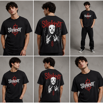 Slipknot : Printed Oversized T-Shirt