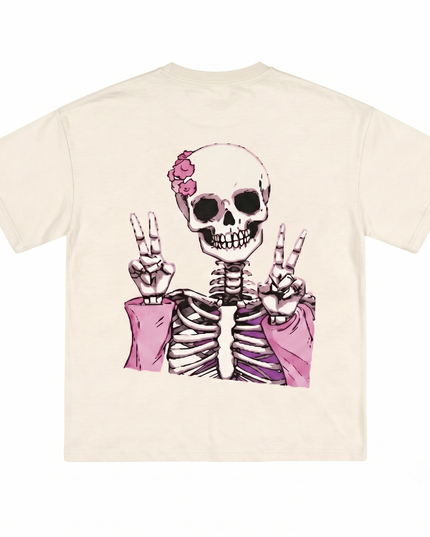Victory Ghost : Printed Oversized T-Shirt