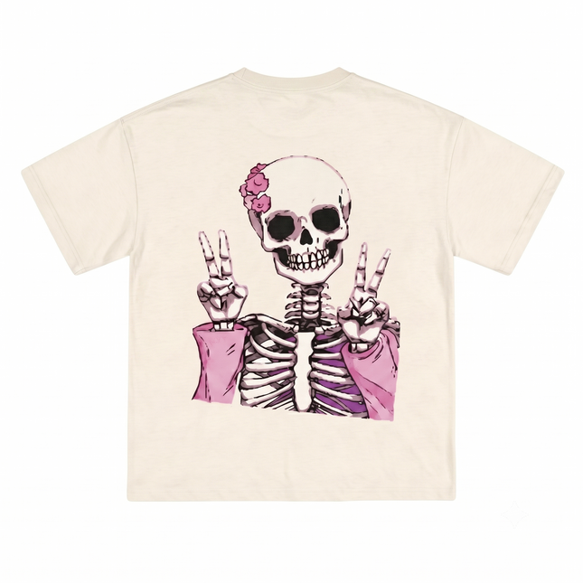 Victory Ghost : Printed Oversized T-Shirt