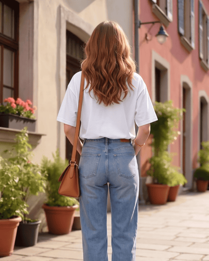 Glossy Lips : Printed Oversized T-Shirt - Peepri