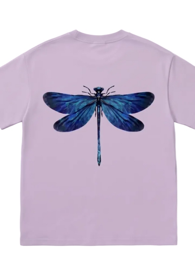 Dragon Fly : Printed Oversized T-Shirt