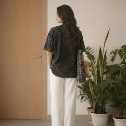 Sanskari : Printed Oversized T-Shirt - Peepri
