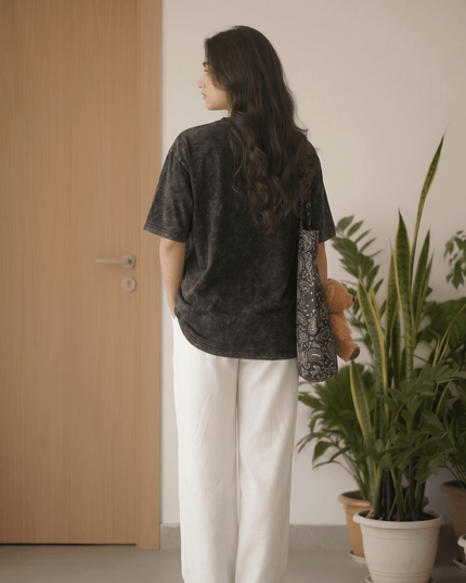 Sanskari : Printed Oversized T-Shirt - Peepri