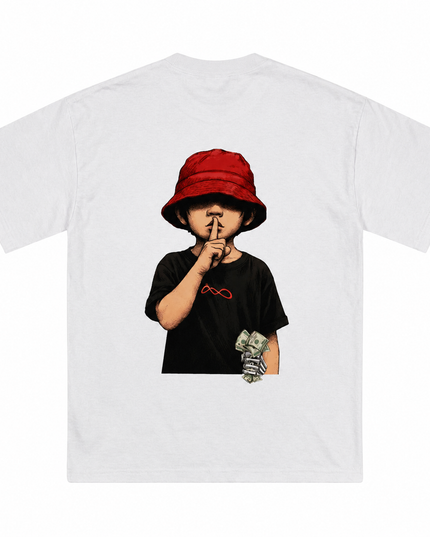 Silence : Printed Oversized T-Shirt