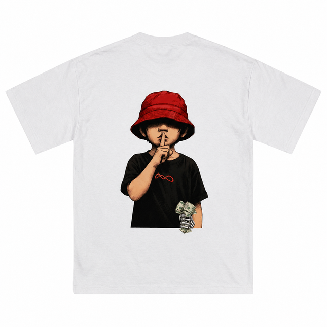 Silence : Printed Oversized T-Shirt