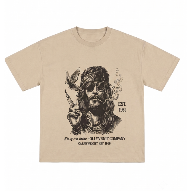 I am Peace : Printed Oversized T-Shirt