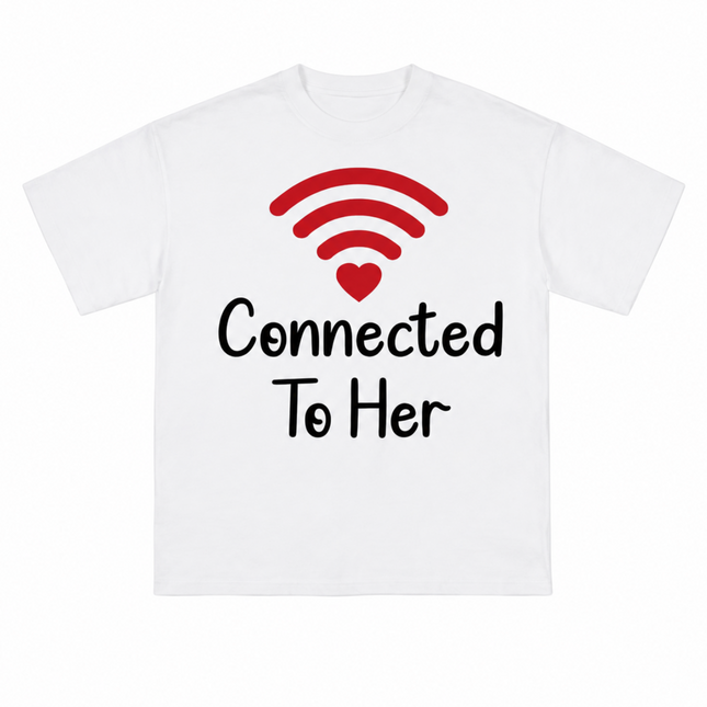 Connected : Printed Oversized T-Shirt